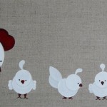 20X50 PAPA MAMAN ET 3 POUSSINS